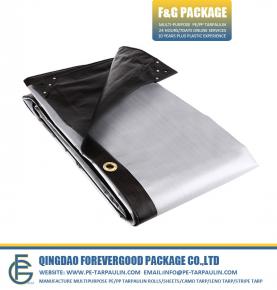 Multi-Purpose Heavy Duty Silver Black Poly Tarps