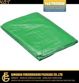 Green Color 90gsm Waterproof PE tarpaulin sheets