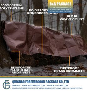  16 Mil 8 oz Super Heavy Duty Poly Tarp Cover Thick 